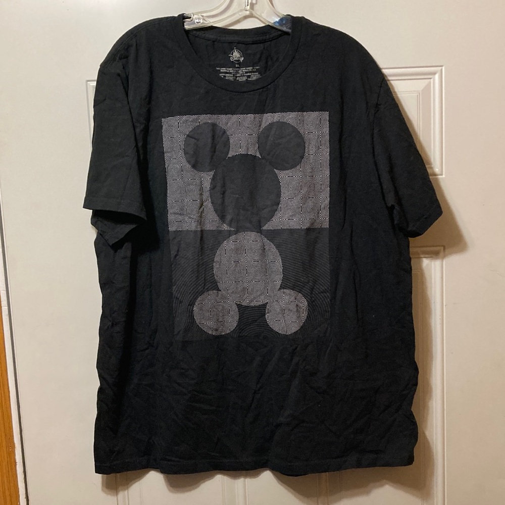 Disney Black Mickey Mouse Graphic Tshirt 2XL